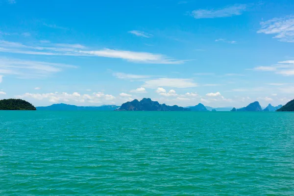 Small islands seascape panorama in Thailand — Stock Photo, Image