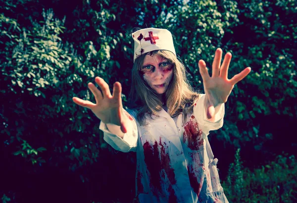 Nurse zombie — Stock Photo, Image