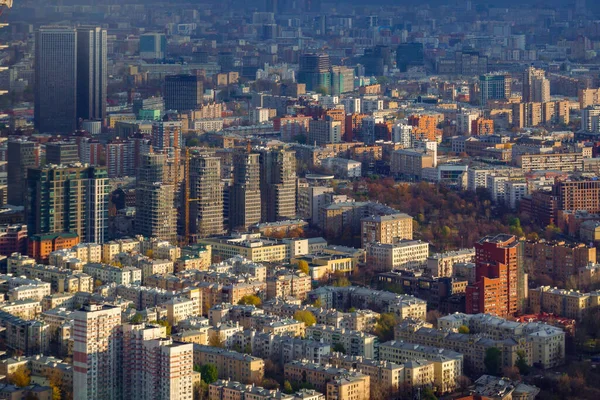 Residential district on autumn day — Stock Photo, Image