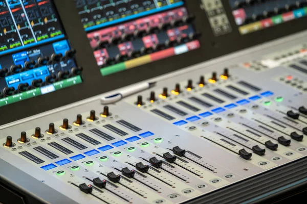 Control panel in telecommunication center — Stock Photo, Image