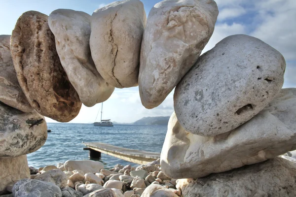 Piedras en el mar — Foto de Stock