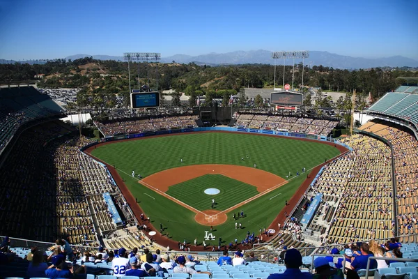 Стадион Доджер - Лос-Анджелес Доджерс — стоковое фото