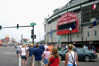 Wrigley sahasını - chicago cubs