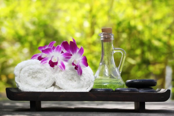 Outdoor spa still life — Stock Photo, Image