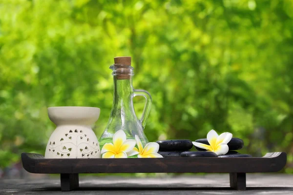 Outdoor spa still life — Stock Photo, Image