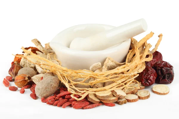 Chinese traditional herbal medicine — Stock Photo, Image