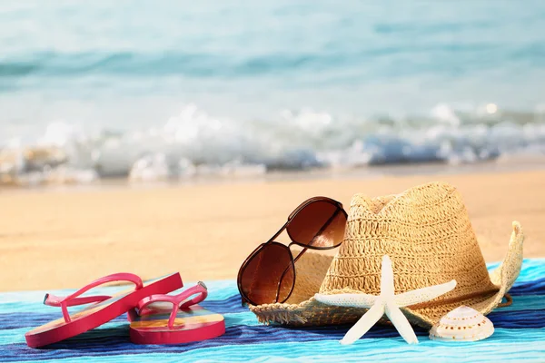 Vacances d'été à la plage — Photo