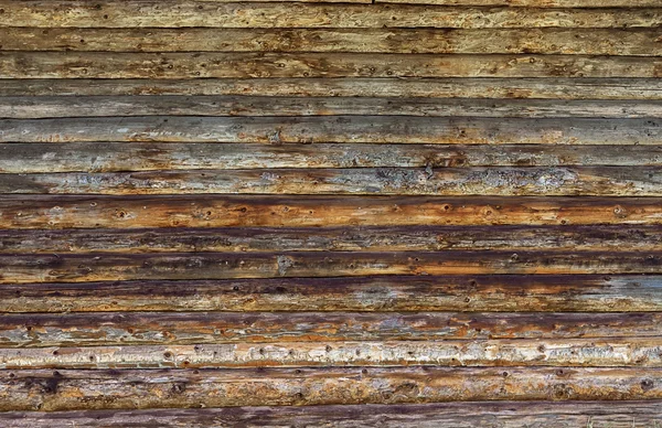 Log wall — Stock Photo, Image