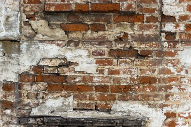 Eski tuğla duvar