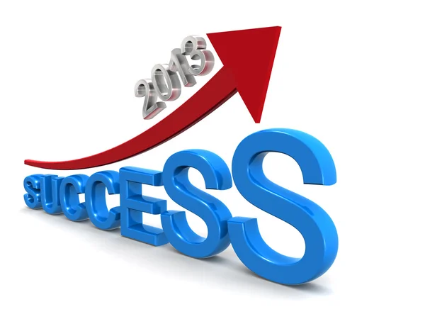 Target of success in year 2013 — Stock Photo, Image