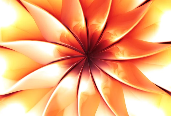 Flor abstrata ilustração 3d — Fotografia de Stock