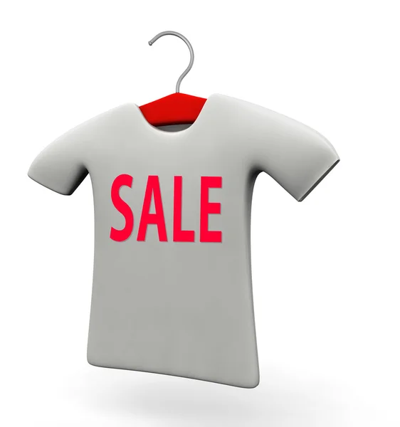 T-shirt for sale promotion concept illustration — Stock Photo, Image