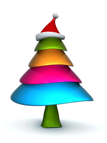 Colorful candy Christmas tree — Stock Photo, Image