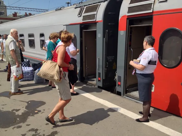 Russia. Moscow. Kazanskiy Railway Station. Россия. Москва. Казанский железнодорожный вокзал. — Φωτογραφία Αρχείου