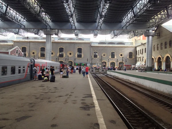 Rusia. Moscú. Estación de tren de Kazanskiy. ¡No! ¡No! ¡No! ¡No! ¡No! ¡No! ¡No! ¡No! ¡No! ¡No! . —  Fotos de Stock