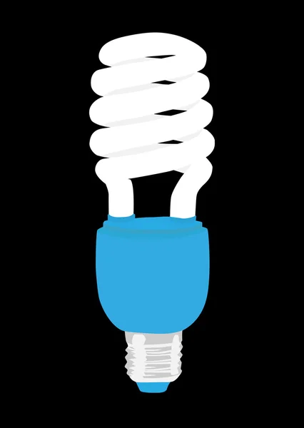 Abbildung zum Energiesparlampen-Vektor — Stockvektor