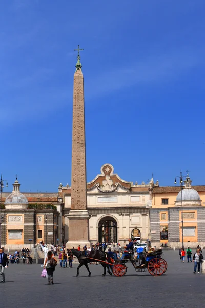 Piazza del popolo — Zdjęcie stockowe