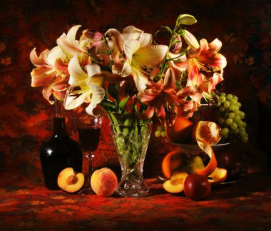 lily ile natürmort