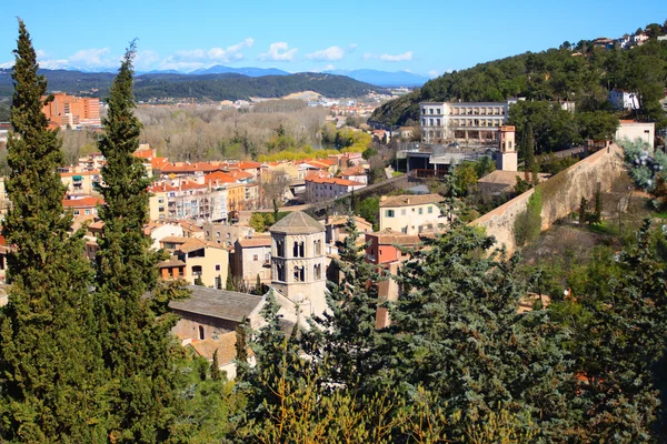 赫罗纳的视图της girona — 图库照片