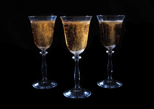 Een glas champagne. Stock Picture