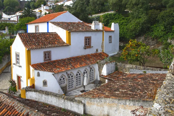 House in the old town of Obidos — Stok fotoğraf