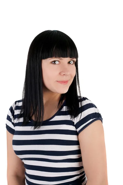 Sly smiling girl — Stock Photo, Image