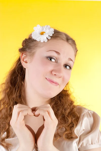 Girl pretty — Stock Photo, Image