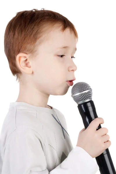 Cantando la canzone — Foto Stock