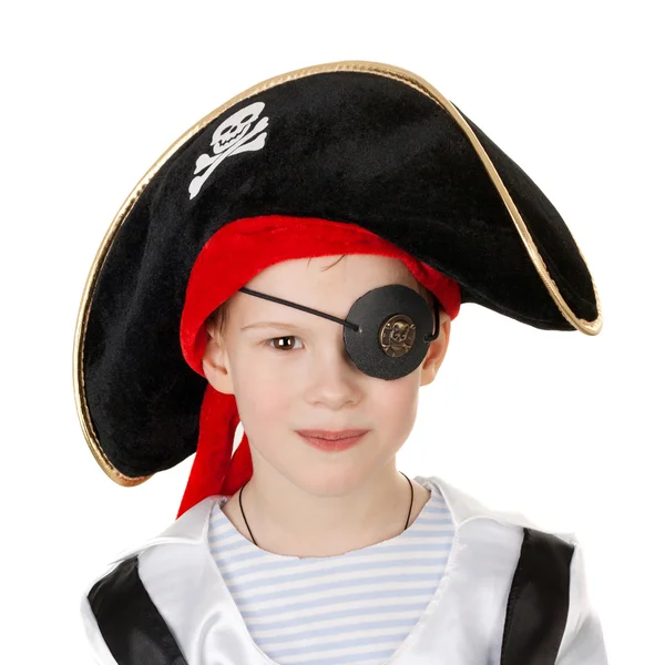 Lilla leende pirat Stockbild