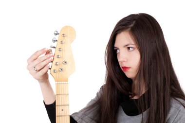 Kız ve gitar