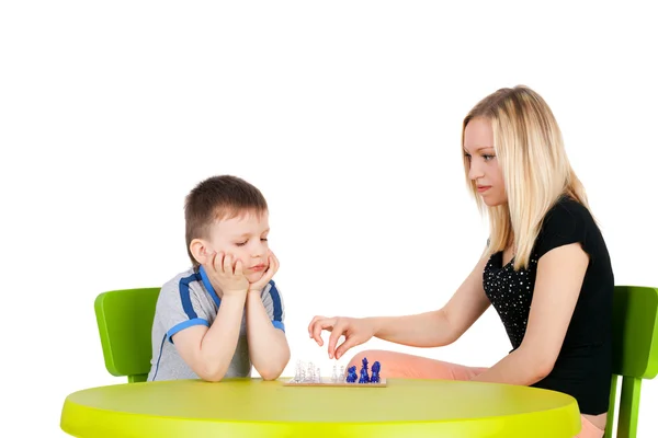 Playing chess — Stock Photo, Image