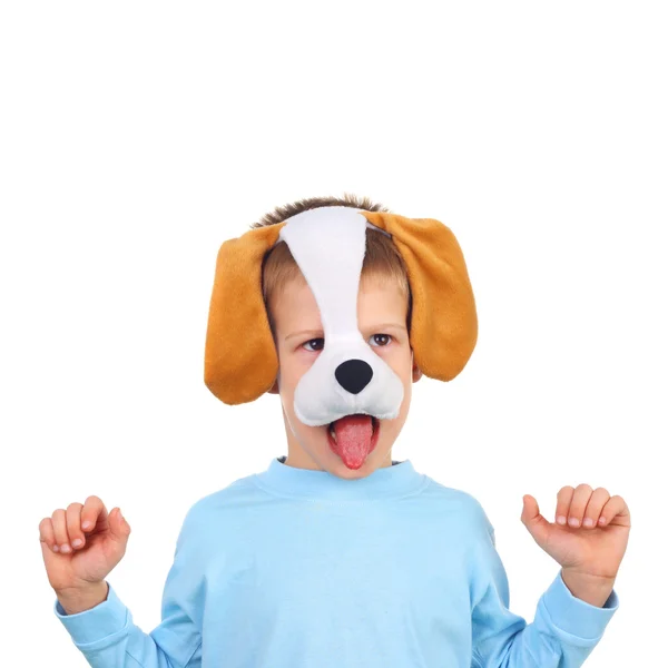 Ragazzo in costume — Foto Stock