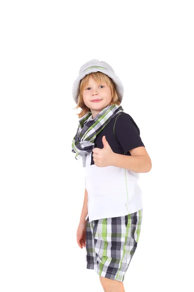 Boy in summer clothes — Stock Photo, Image