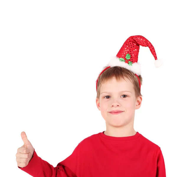 Мальчик Рождество — стоковое фото