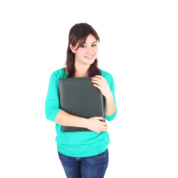 Student with the book — Stock Photo, Image