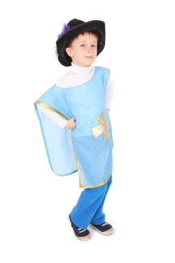 küçük çocuk silahşör