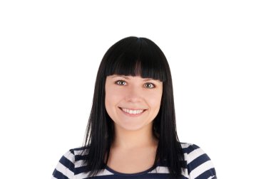 Gülümseyen genç kız