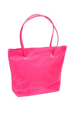 Pembe çanta