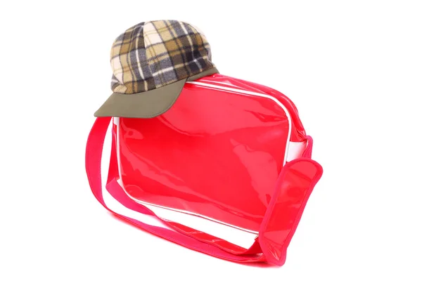 Şapka ve çanta — Stok fotoğraf