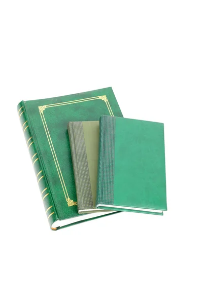 Grüne Bücher — Stockfoto