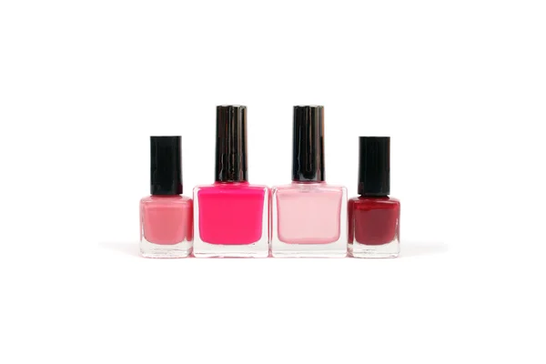 Four nail polish colors — Stock Photo, Image