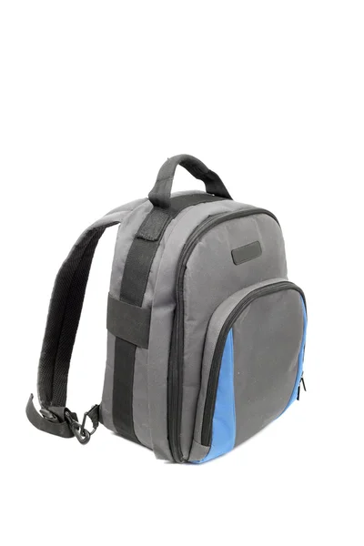 Blue and grey rucksack — Stock Photo, Image