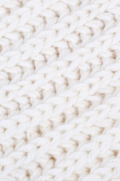 White knitted background — Stock Photo, Image