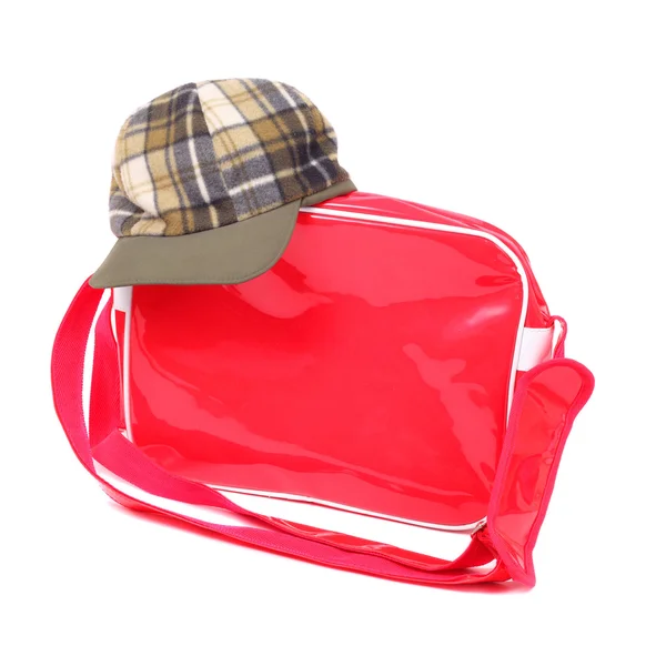 Çanta ve şapkası — Stok fotoğraf