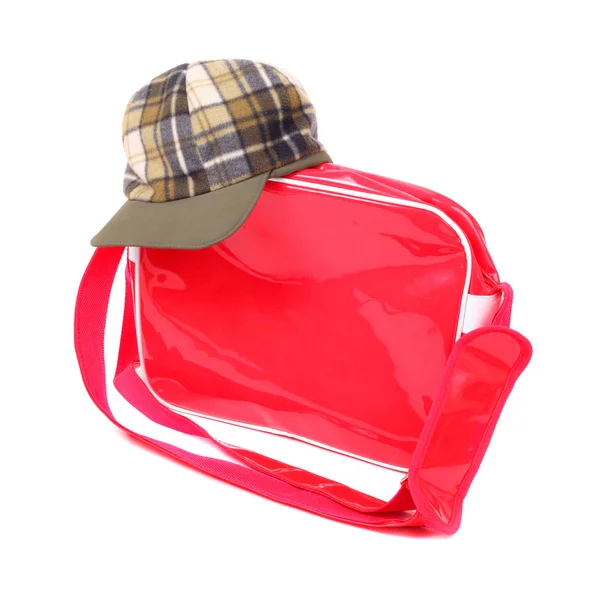 Şapka ve çanta — Stok fotoğraf