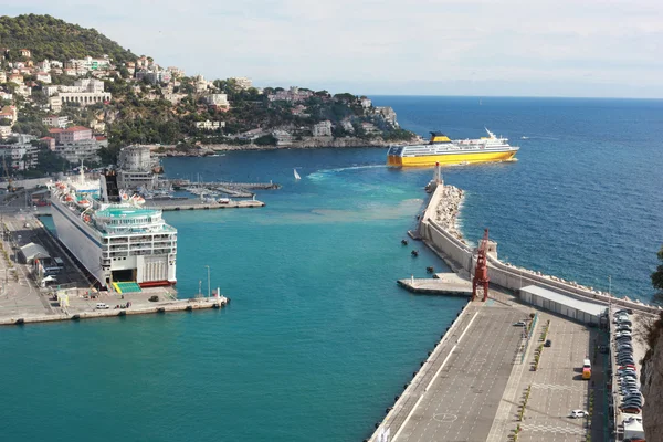 Port w Nicei — Zdjęcie stockowe