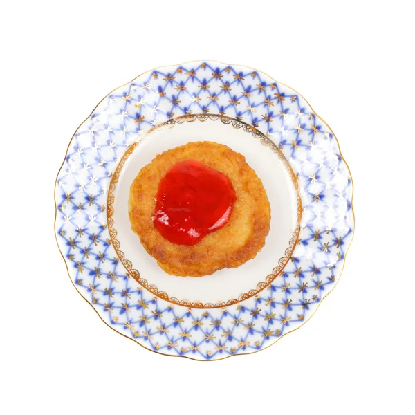 Pancake con marmellata — Foto Stock