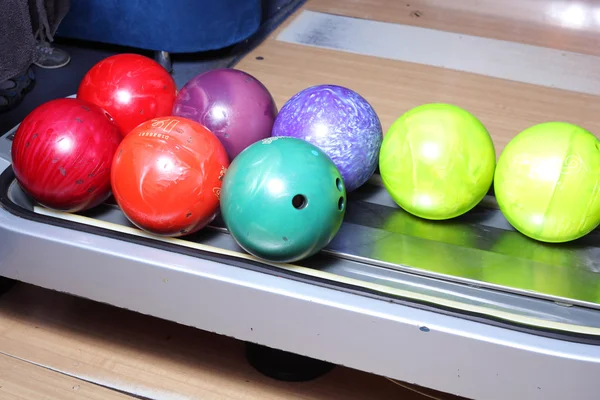 Palle da bowling — Foto Stock