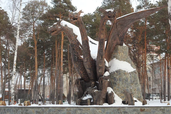 Памятник дракона — стоковое фото