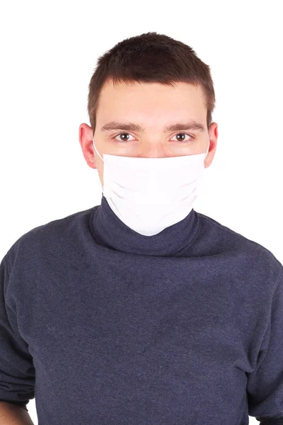 Man i mask — Stockfoto